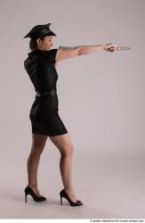 Woman Adult Athletic White Fighting without gun Standing poses Casual